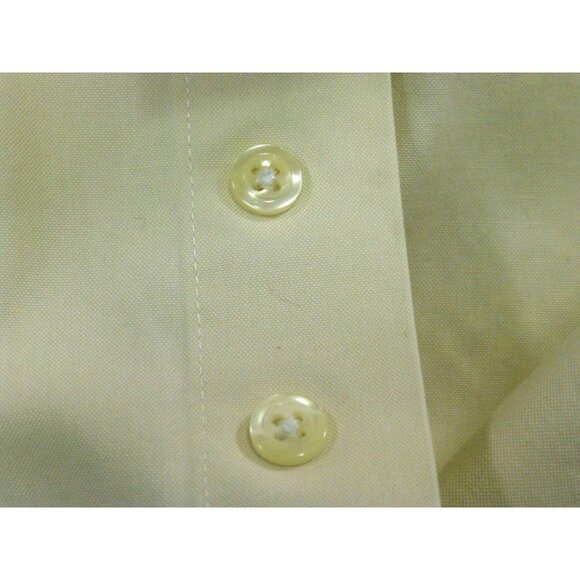 Brooks Brothers Regent Mens Cream Dress Shirt 17-37 Non-Iron Supima Cotton - Picture 10 of 11